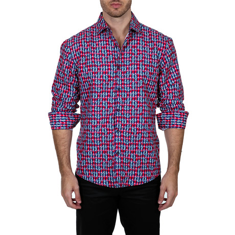 Craig Long-Sleeve Shirt // Red (XS)