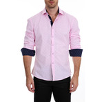 McGrath Long-Sleeve Button-Up Shirt // Pink (S)