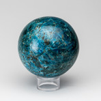 Polished Blue Apatite Sphere