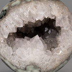 White Quartz Geode Sphere