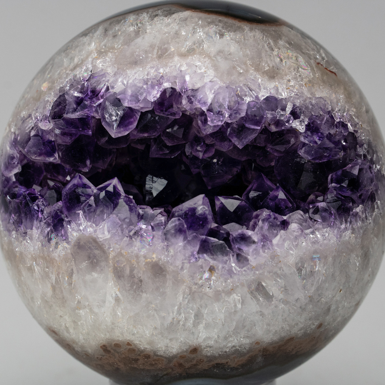Natural Amethyst Geode Sphere Astro Gallery Touch Of Modern