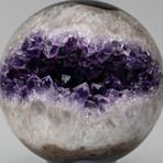 Natural Amethyst Geode Sphere