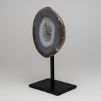 Natural Banded Agate Geode on Stand // 2lbs