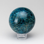 Polished Blue Apatite Sphere