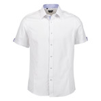 Camden Short Sleeve Button Up Shirt // White (2XL)