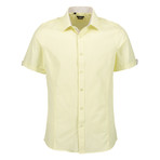 Camden Short Sleeve Button Up Shirt // Yellow (L)