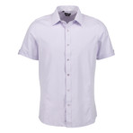 Camden Short Sleeve Button Up Shirt // Lavender (XL)