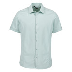 Camden Sleeve Button Up Shirt // Light Green (S)