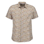 Ker Short Sleeve Button Up Shirt // Multicolor (L)