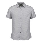 Trevor Short Sleeve Button Up Shirt // Gray (L)