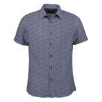 Trevor Short Sleeve Button Up Shirt // Navy (2XL)