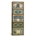 Foreign Currency Panel II // Vision Studio (12"W x 36"H x 0.75"D)