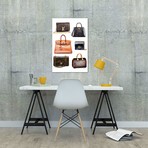 Bag Collection - Black + Brown by Amanda Greenwood (18"W x 26"H x 0.75"D)