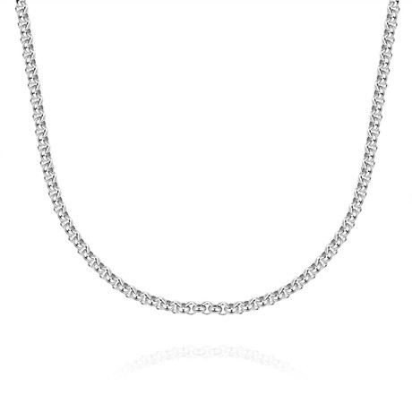 Mini Mesh Curb Chain Necklace // Stainless Steel