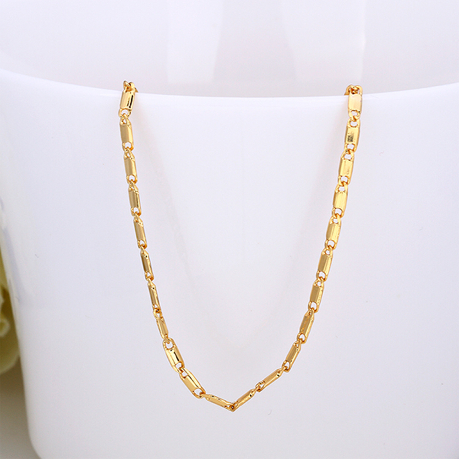 Rolo Chain Necklace // 14K Gold Plated - Rubique Jewelry - Touch of Modern