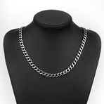 Italian Curb Chain Necklace // Stainless Steel