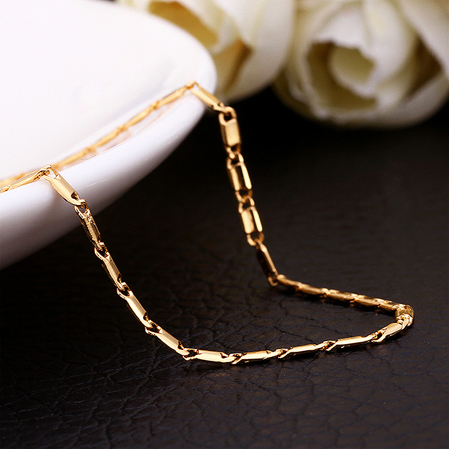 Rolo Chain Necklace // 14K Gold Plated - Rubique Jewelry - Touch of Modern