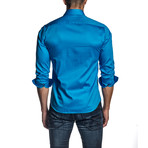 Drew Long Sleeve Shirt // Blue (XS)