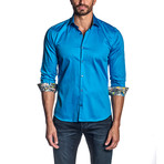 Drew Long Sleeve Shirt // Blue (XL)