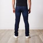 Slim Fit Jeans With Stretch // Blue + Black (31WX34L)