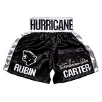 Rubin "Hurricane" Carter // Autographed Black Panther Trunks