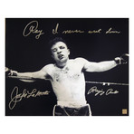 Jake LaMotta // Autographed Raging Bull “Ray I Never Went Down”
