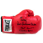 Rubin "Hurricane" Carter + John Artis // Autographed Everlast Boxing Glove