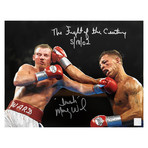 Micky Ward // Autographed The Fight of The Century Photo
