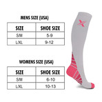 Sports Knee High Compression Socks // 6-Pairs (Small / Medium)