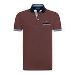 Whole Short Sleeve Polo // Brown (S)