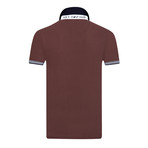 Whole Short Sleeve Polo // Brown (XS)