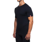Infrared [AR] Crew Neck Short-Sleeve Shirt // Black (S)