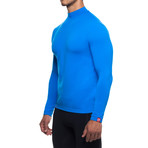 Infrared [AR] Mock Neck Long-Sleeve Shirt // Directoire Blue (XS)