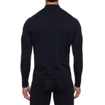 Infrared [AR] Mock Neck Long-Sleeve Shirt // Black (XL)