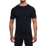 Infrared [AR] Crew Neck Short-Sleeve Shirt // Black (XL)