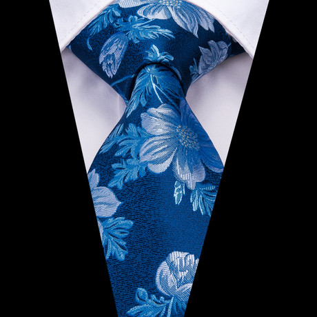 Franz Handmade Tie // Blue Floral