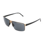 Men's P8646 Sunglasses // Gold + Gray