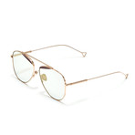 Durete Sunglasses // Golden + Gold Mirror