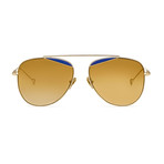 Durete Sunglasses // Bronze + Bronze Gradient Mirror