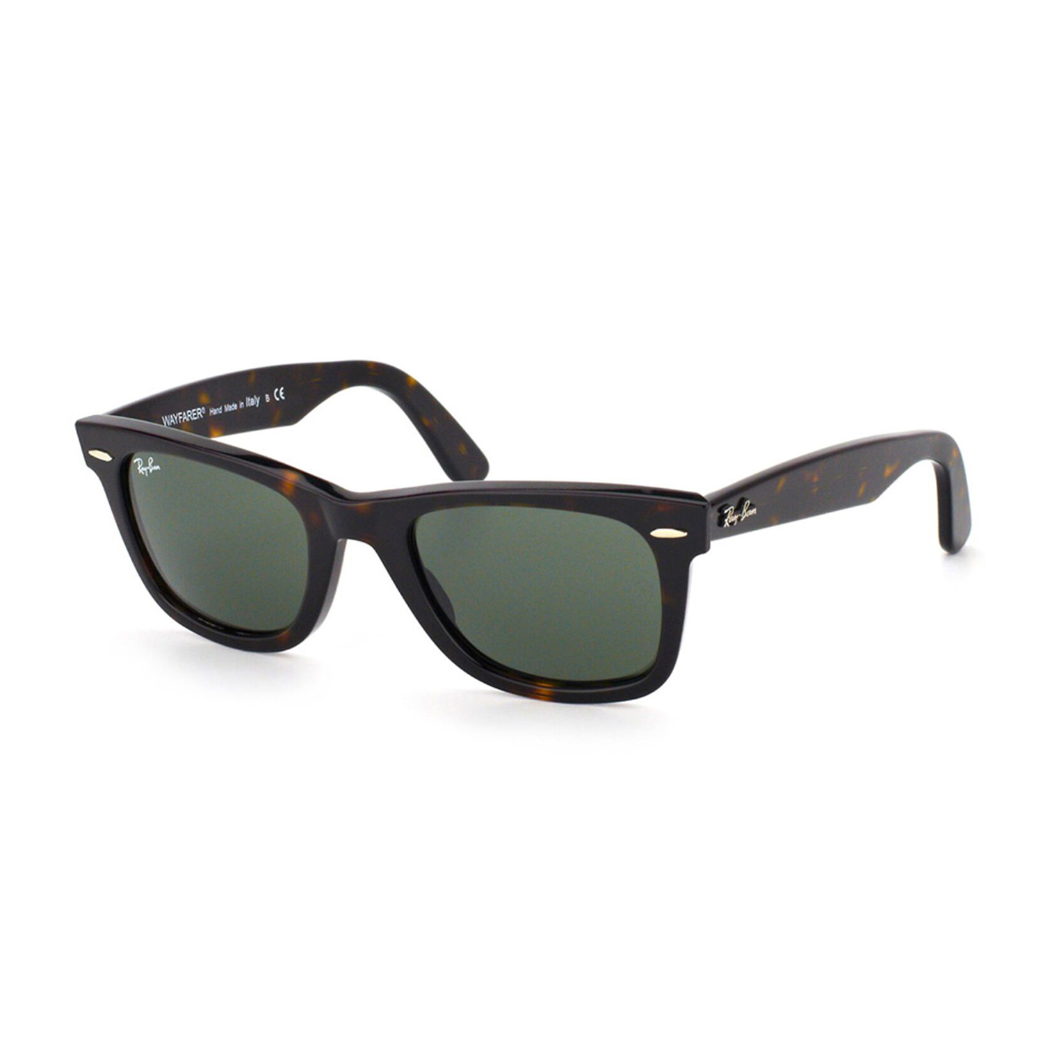 Ray Ban Original Wayfarer Sunglasses Tortoise Green Luxury