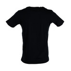 Flamin Leopard T-Shirt // Black (XL)