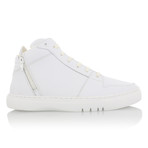 Adonis Mid Zip Sneakers // White (US: 8.5)