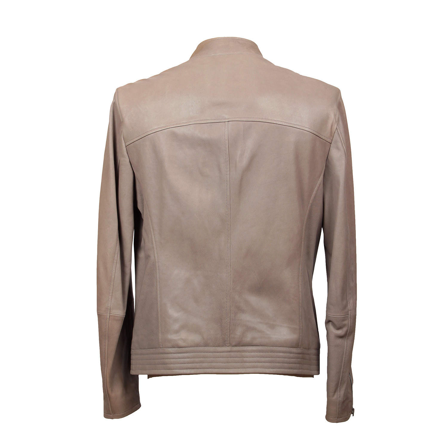 Leather Bomber Jacket // Taupe (XS) - Brunello Cucinelli - Touch of Modern
