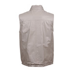 Balin Reversible Leather Vest // Gray (M)