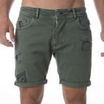 Denim Shorts // Green (34)