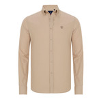 Tomas Button-Up Shirt // Latte (XL)