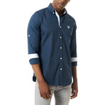 Easton Shirt // Navy (XL)