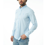 Mitchell Button-Up Shirt // Baby Blue (M)