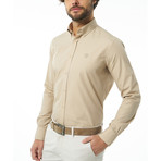 Tomas Button-Up Shirt // Latte (XS)
