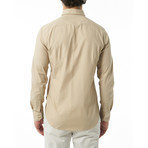 Tomas Button-Up Shirt // Latte (L)